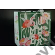 Bevásárló táska Öko táska Tavasz - Nyár rózsával falamingóval 30x30x18 cm