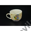 650 ml-es porcelán bögre színes bagoly mintával 