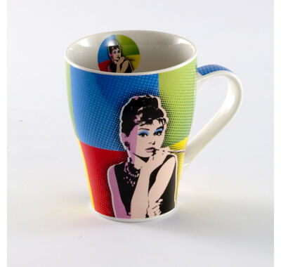 Audrey Hepburn teás-kávés bögre 4 dl