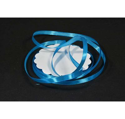 szatén szalag 6 mm x 22 m azur