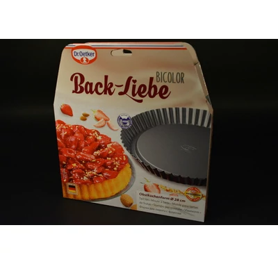 DR OETKER tapadásmentes fém gyümölcstorta sütőforma 28 cm