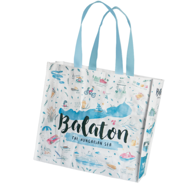 oko bevásárló táska Balaton mintás
