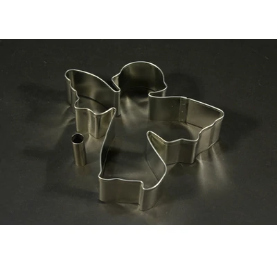 angyal mézeskalács kiszúró fenyőfa dísz 10 cn