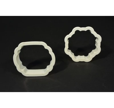 Hullám felhő  sütemény kiszúró  6 cm   2db