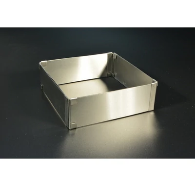 Állítható négyzetes sütőkeret 15-28 cm 5 cm  magas