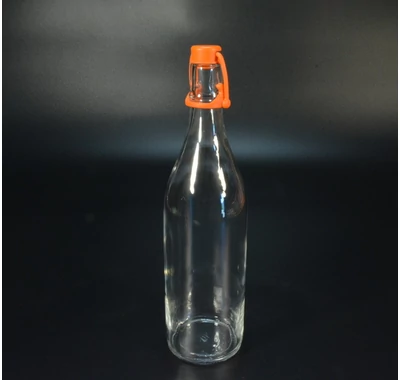 Csatos üveg 1l  műanyag csatos zárással