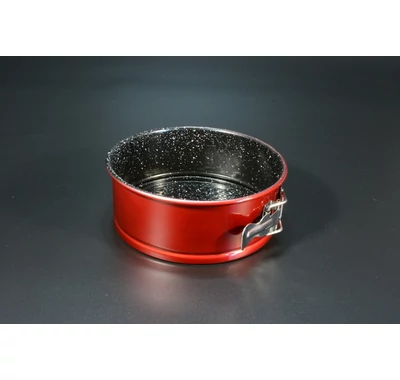 Csatos torta sütőforma 18 cm piros