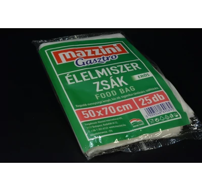 Élelmiszer zsák 50x70 cm 30 mikron 25db