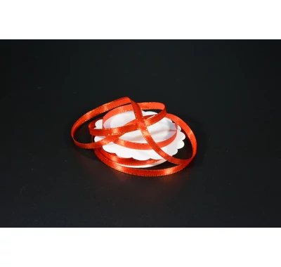 Arany szegélyes szatén szalag 6mmx20 m piros