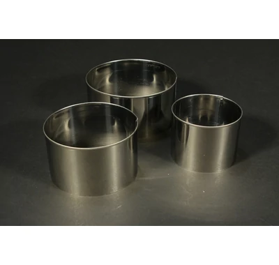 Desszertformázó gyűrű készlet 3db 