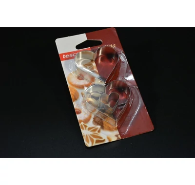 Középső szíves linzerkiszúró 2 db