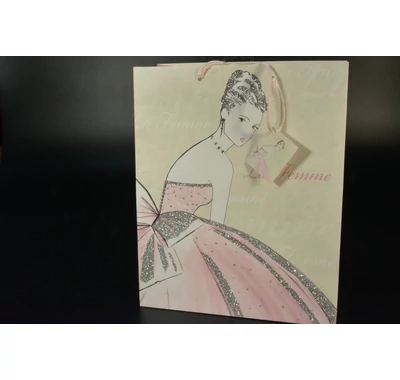 papír  ajándék táska 26 x 32 x 16 cm