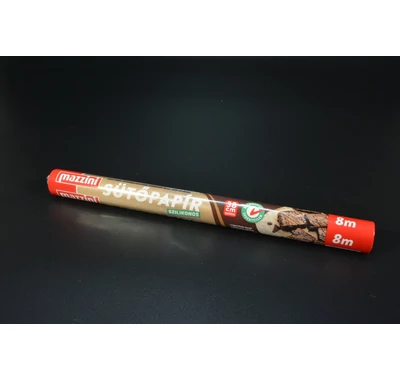 szilikonos sütőpapír barna 38 cm x  8 m