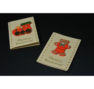 Karácsonyi ajándék kártya 2 db