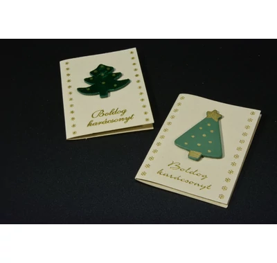Karácsonyi ajándék kártya 2 db