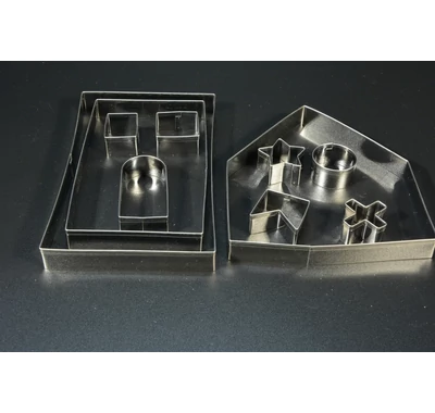 Mézeskalács ház sablon kiszúró forma 