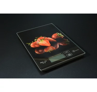 Digitális konyhai mérleg eper  mintával 5 kg méréshatárig