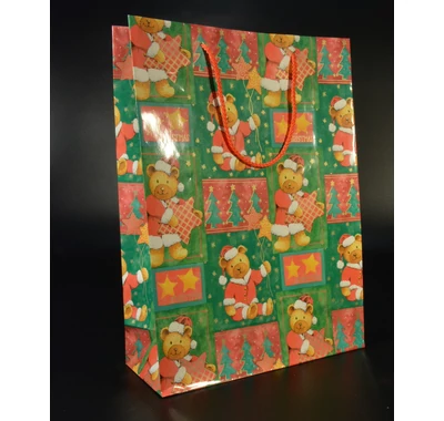 Macis karácsonyi  papírtáska  30x40x12 cm