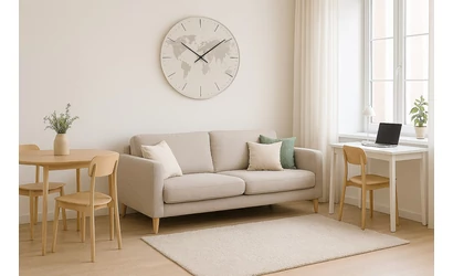 Korlátozott mozgástér kis lakásokban? – Így fér el étkezőasztal, íróasztal és kanapé egy helyiségben