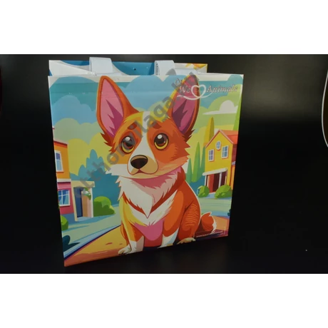 Öko bevásárló táska kiskutyás