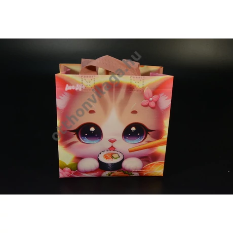 Öko bevásárló táska kiscicás