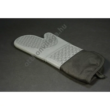 Konyhai hosszú edényfogó szilikonos  kesztyű 39 cm