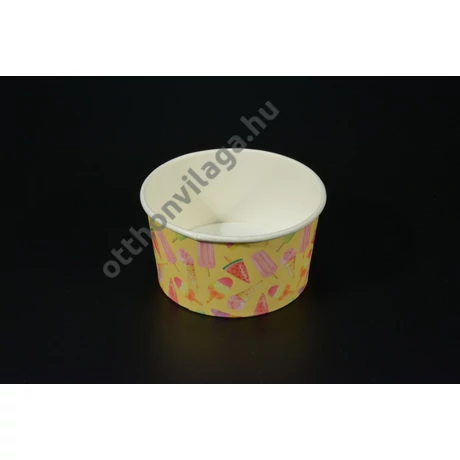 Papír fagylaltos tégely 170 ml