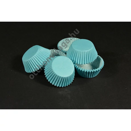 csokoládé bonbon kapszli színes türkiz 30x17,5 mm