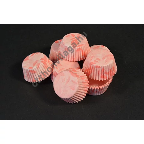 Bonbon kapszli rózsaszín  mintás 30x17,5 mm