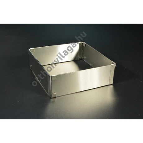 Állítható négyzetes sütőkeret 15-28 cm 5 cm  magas