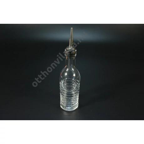 Üveg olaj ecet kiöntő 2,6 dl