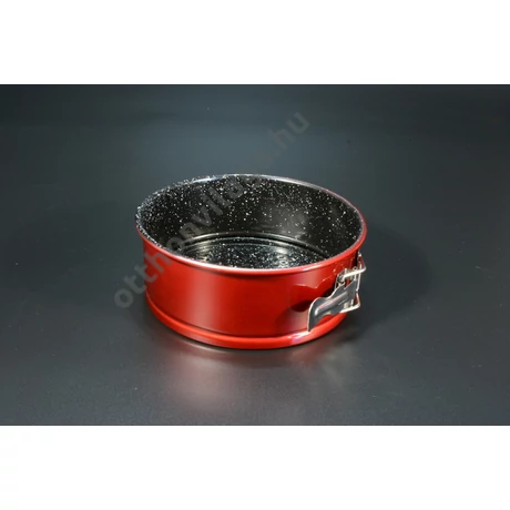Csatos torta sütőforma 18 cm piros
