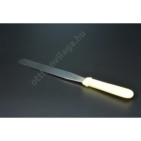 Krémkenő egyenes cukrász spatula palacsinta fordító 32/20 cm