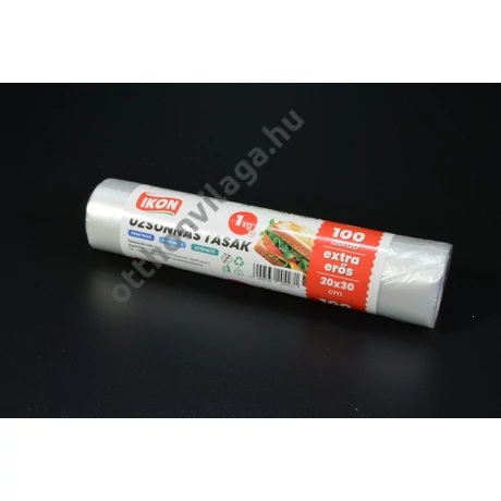 Uzsonnás és hűtőtasak 20x30 cm 1kg 100db 