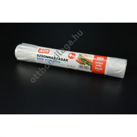 Uzsonnás és hűtőtasak 30 x 40  cm 3kg 100db 