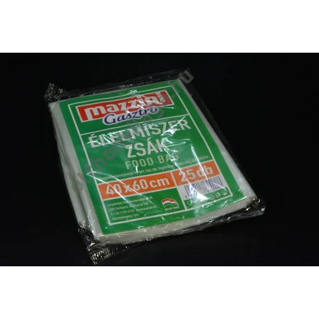 Élelmiszer zsák 40x60 cm 25 mikron 25 db