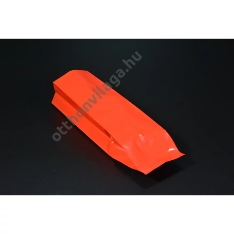 Metalizált piros fűszer tasak 7x20x2x2 cm 250 g