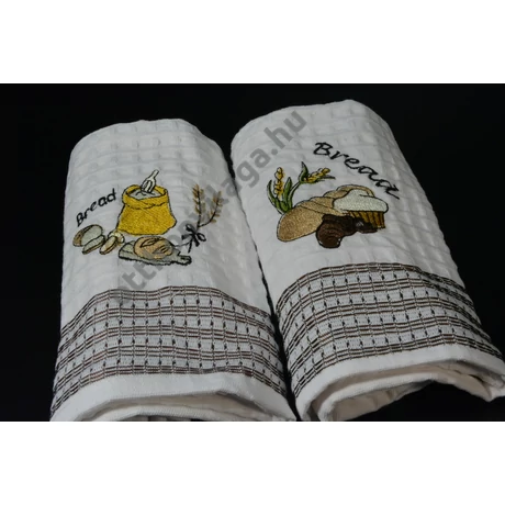 Kenyér mintás konyharuha 2 db 50x70 cm