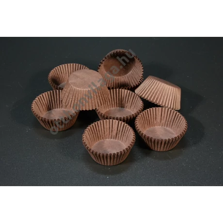 Bonbon kapszli barna 30x17,5 mm