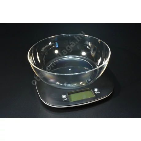 Digitális konyhai mérleg mérőtállal 5kg