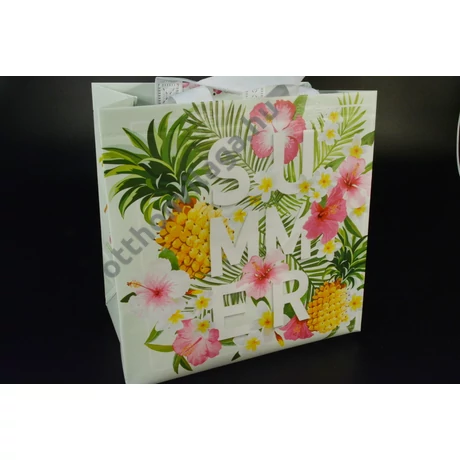 Tavasz - Nyár ananász és virágok 30x30x18 cm