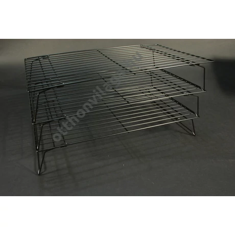 Három szintes süteményhűtő rács