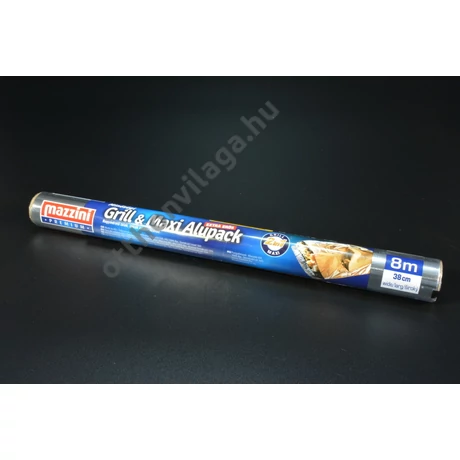 Grill alufólia 38 cm x 8 m  17 mikron Mazzini
