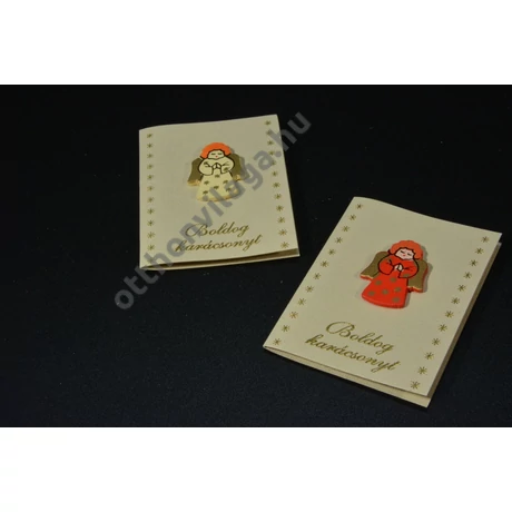 Karácsonyi ajándék kártya 2 db