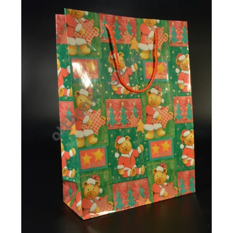Macis karácsonyi  papírtáska  30x40x12 cm