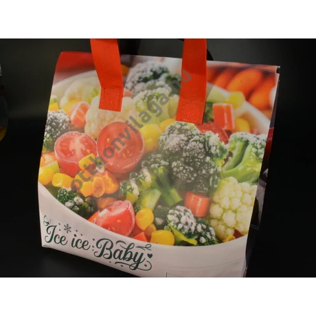 Ökotáska Thermo hütő bevásárló táska  zöldség gyümölcs 32x33x20